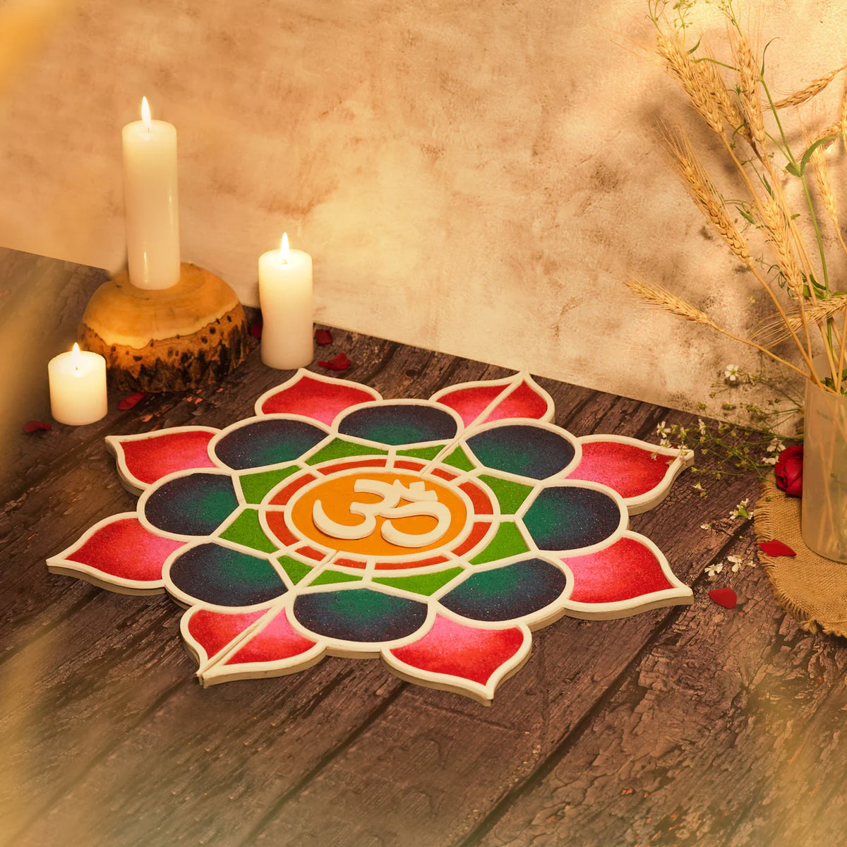 Siddhi Rangoli Stencil