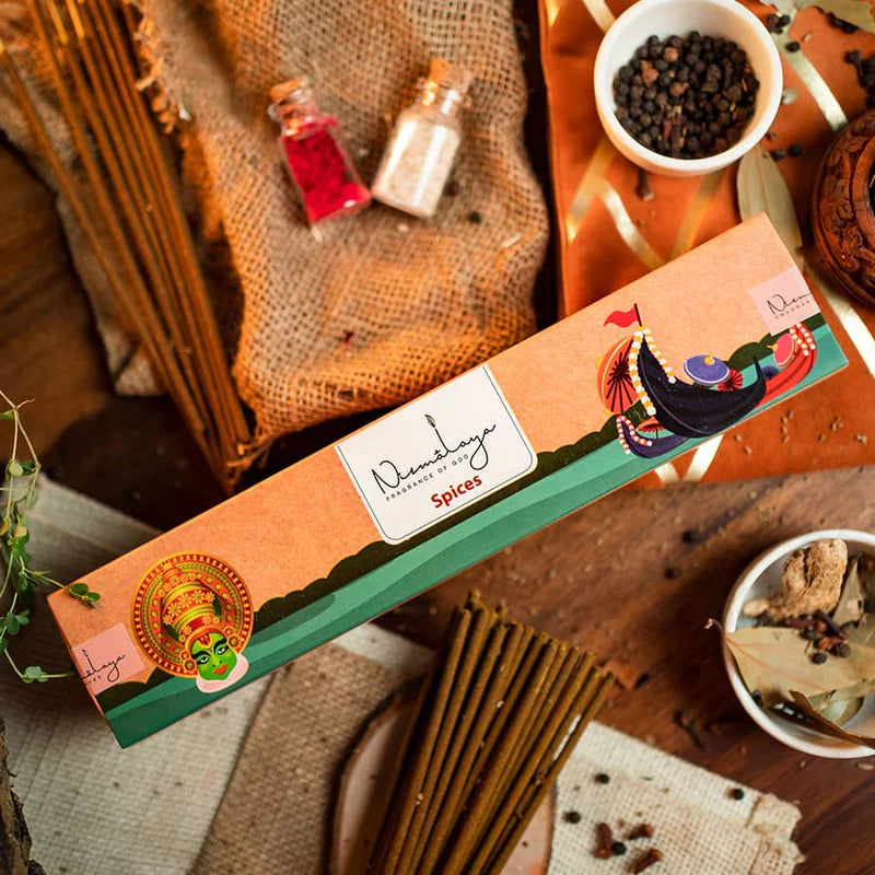 Nirmalaya Spices Incense - From the Backwaters of Kerala - 40 Sticks