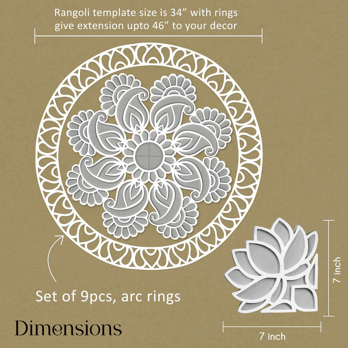Mukund Design -Rangoli Template
