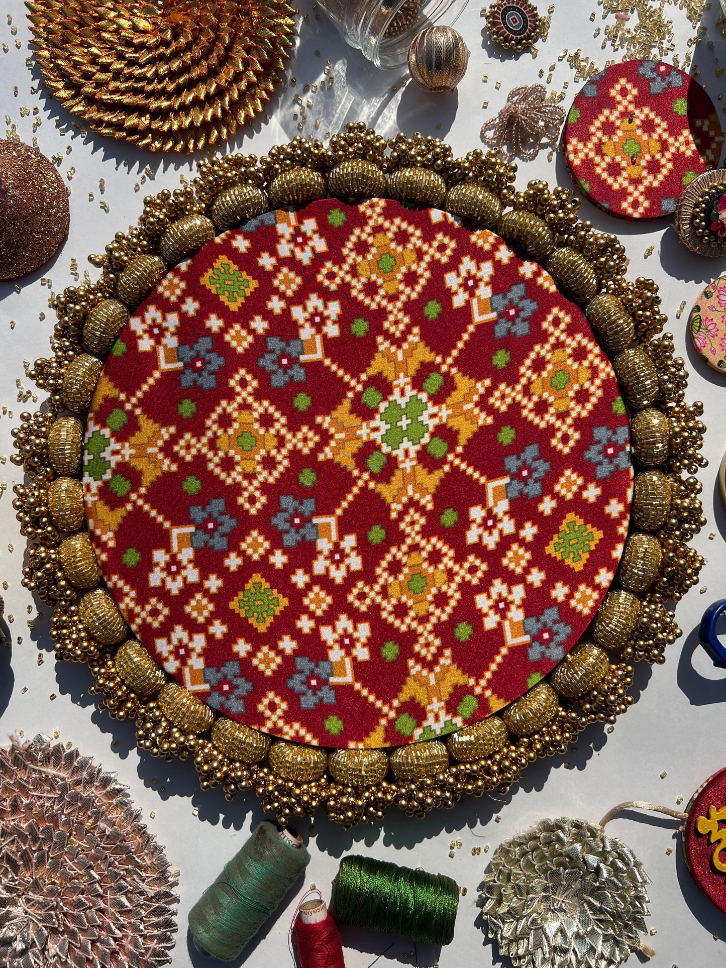 Basic Glass Bead Rangoli