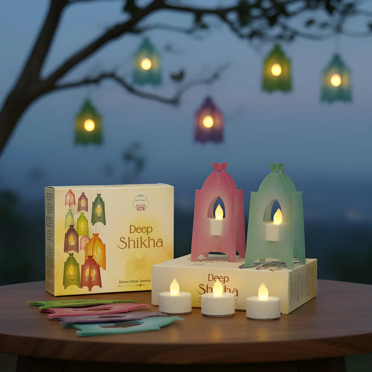 Deep Shikha – Wall Lanterns Decor (Set of 6)
