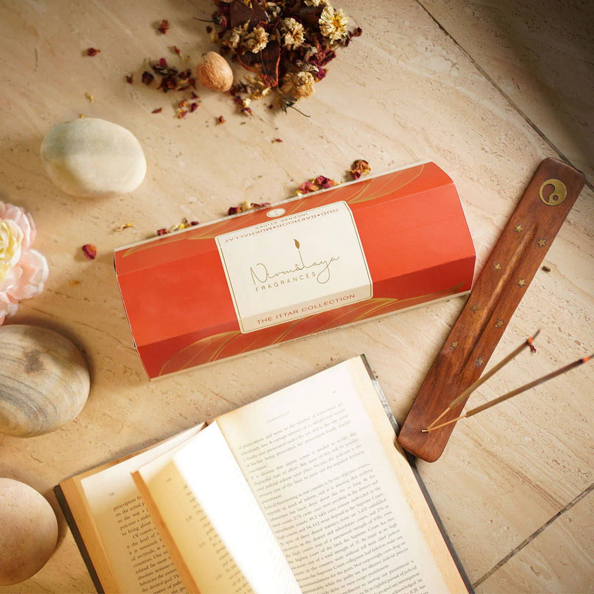 Nirmalaya - The Ittar Incense Sticks Collection - 3 Fragrances - 120 Sticks