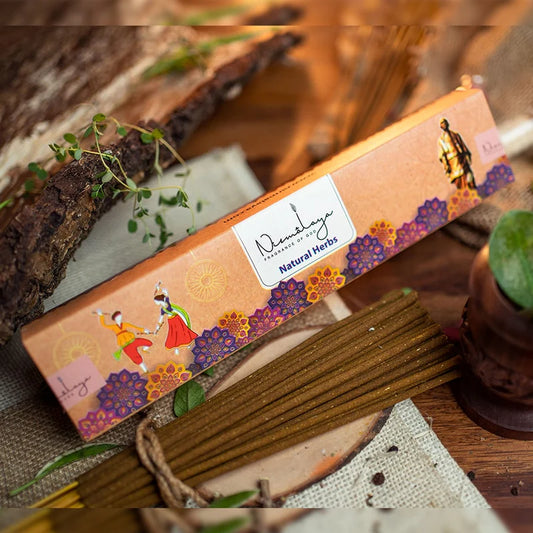 Nirmalaya Natural Herbs Incense - The Grandeur of Gujarat - 40 Sticks