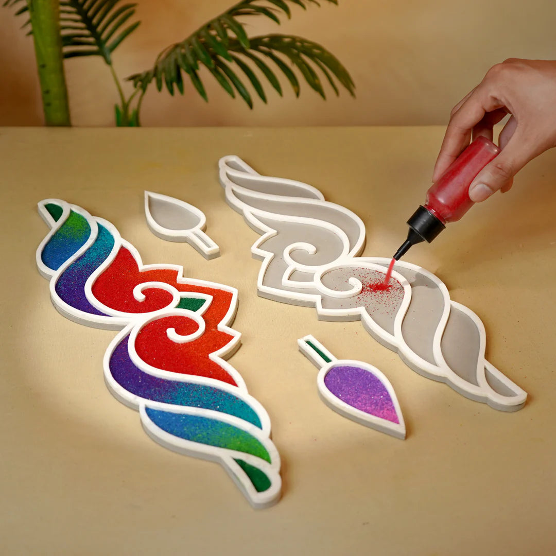Kumud Border - Set of 6 Rangoli Stencils