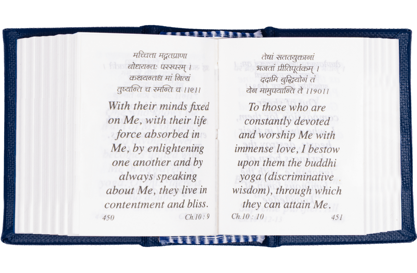 Mini Bhagavad Gita - English, Pocket Edition