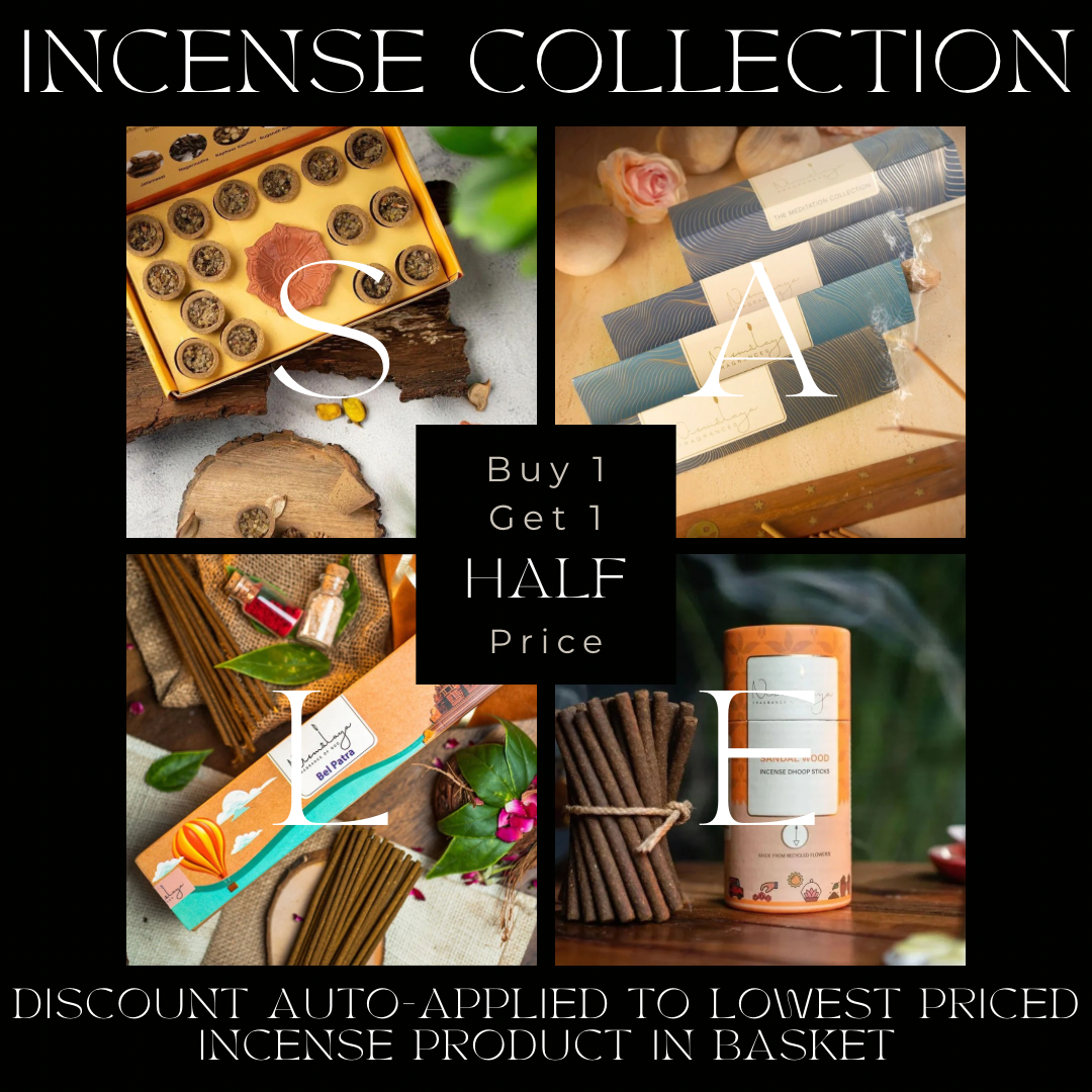 Organic Incense & Wellness Collection – Charcoal-Free, Handcrafted in India