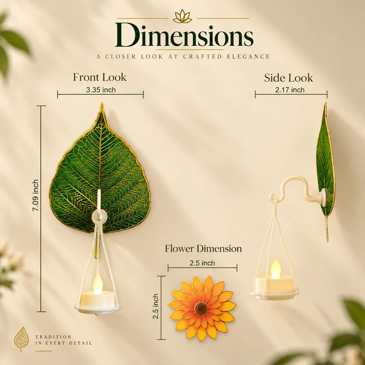 Deep Shree - Patra - Wall Decor – Set of 12