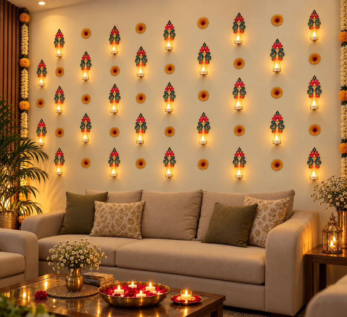 Deep Shree - Bael – Traditional Wall Decor (Set of 12)
