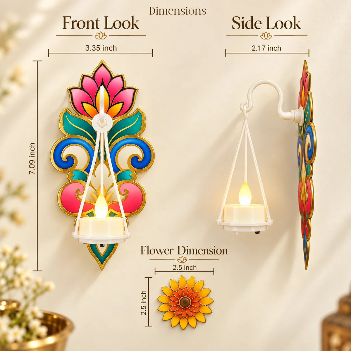 Deep Shree - Bael – Traditional Wall Decor (Set of 12)