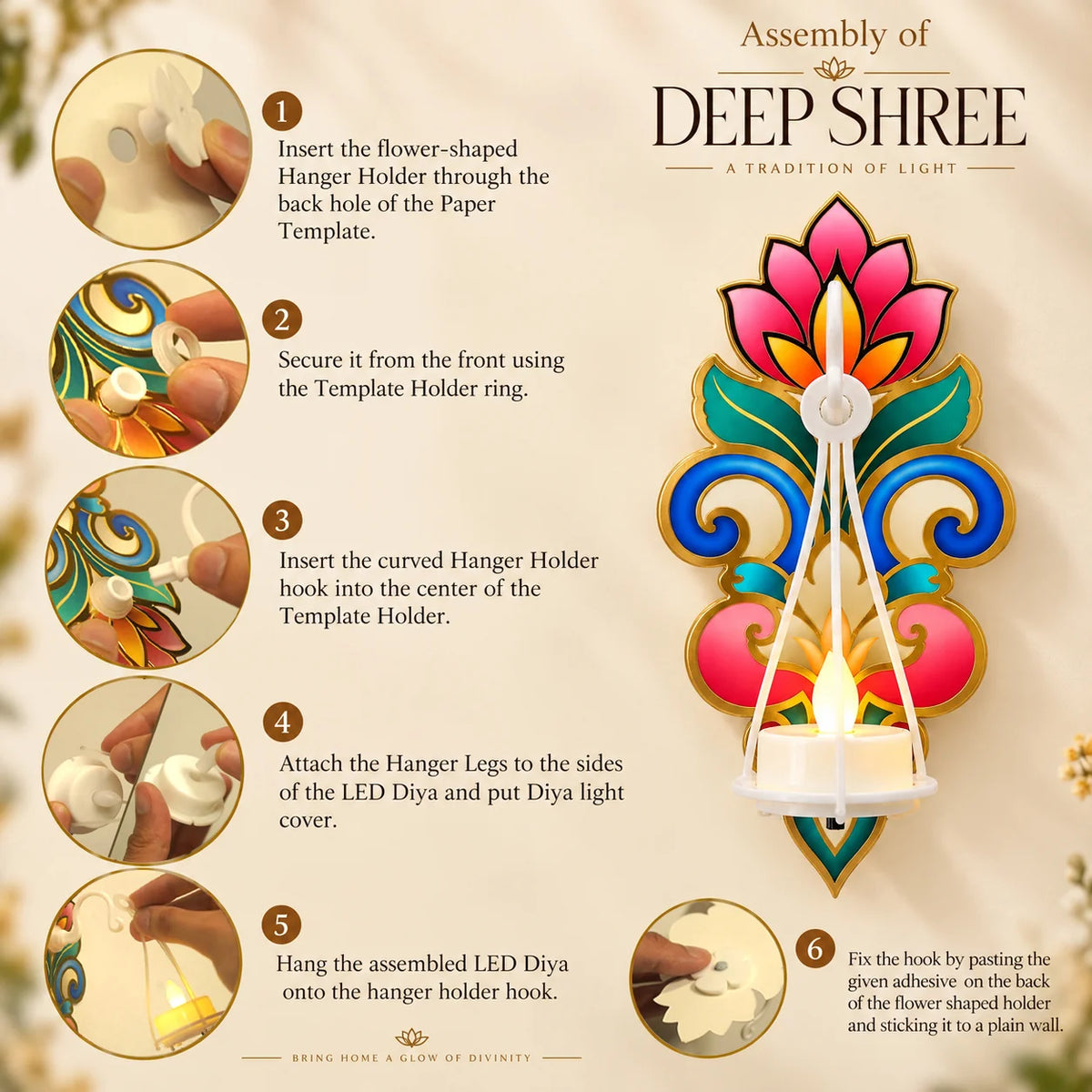 Deep Shree - Bael – Traditional Wall Decor (Set of 12)