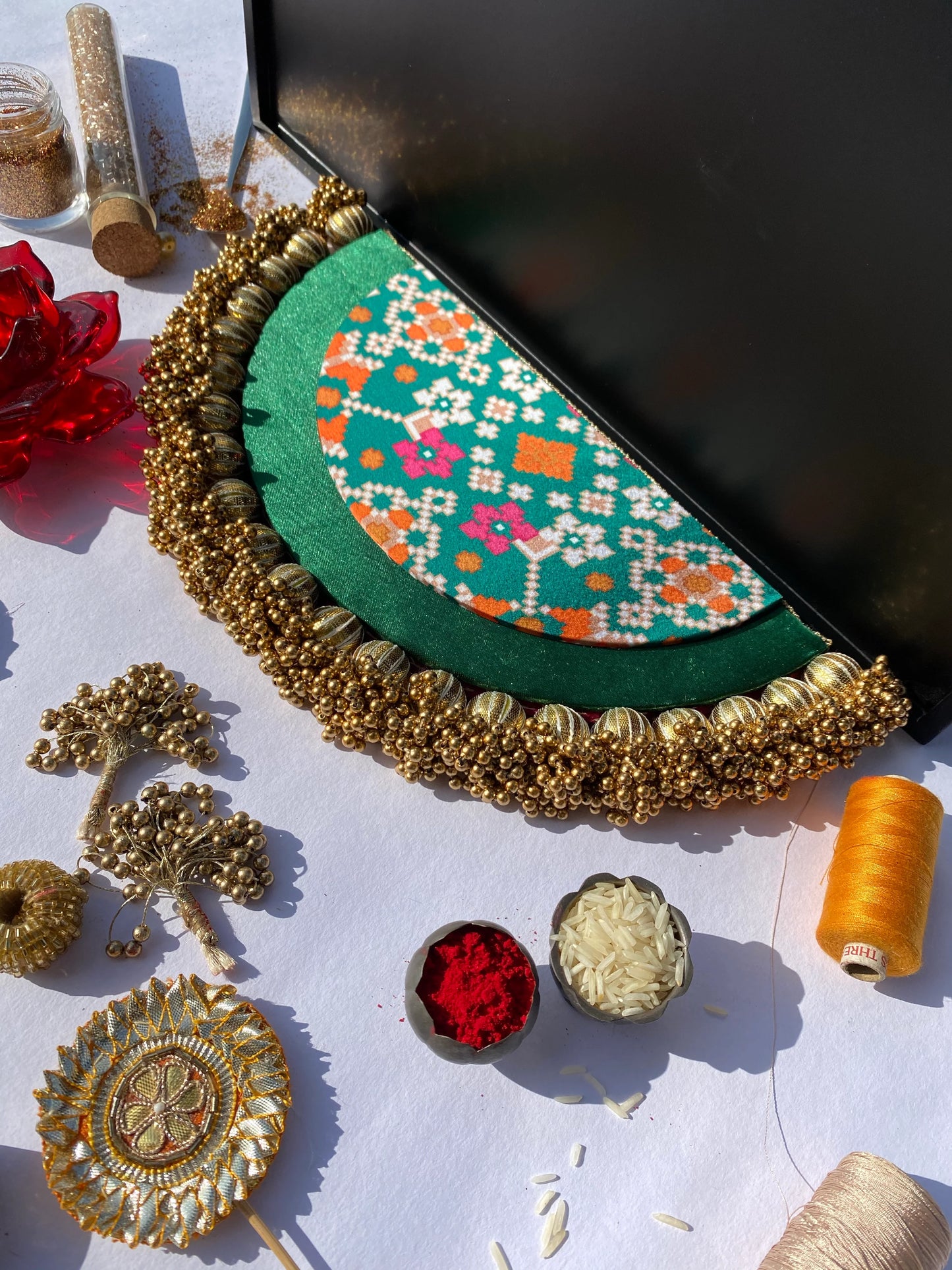 Basic Beaded Arc Rangoli