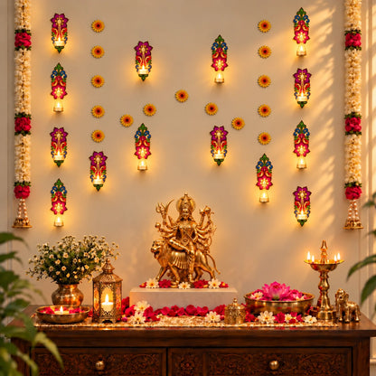 Deep Shree - Pushp - Wall Decor – Set of 12