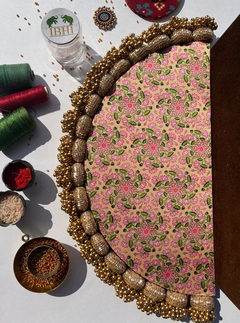 Glass Beaded Arc Rangoli