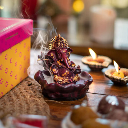 Ganesh Backflow Burner Gift Set