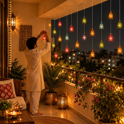 Deep Shikha – Wall Lanterns Decor (Set of 6)