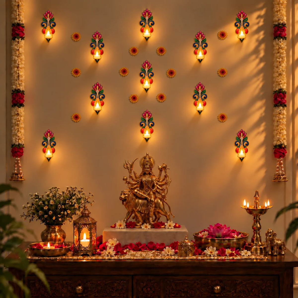 Deep Shree - Bael – Traditional Wall Decor (Set of 12)