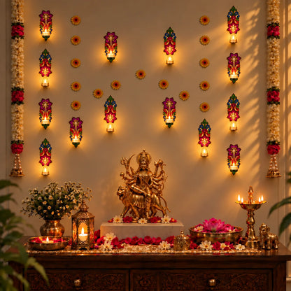 Deep Shree - Pushp - Wall Decor – Set of 12