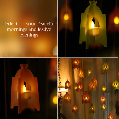 Deep Shikha – Wall Lanterns Decor (Set of 6)