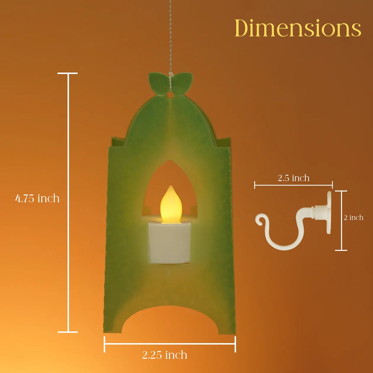 Deep Shikha – Wall Lanterns Decor (Set of 6)