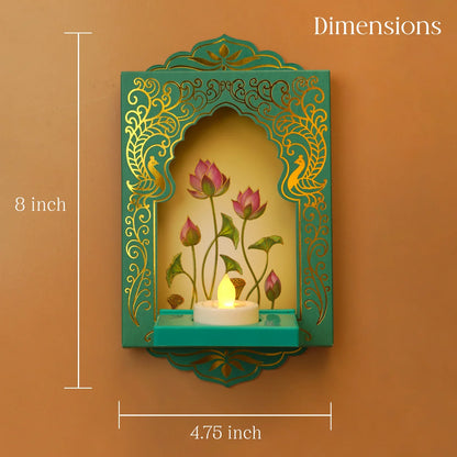 Deep Mandapam – Royal Jharokha Wall Decor Boxes - Set of 12