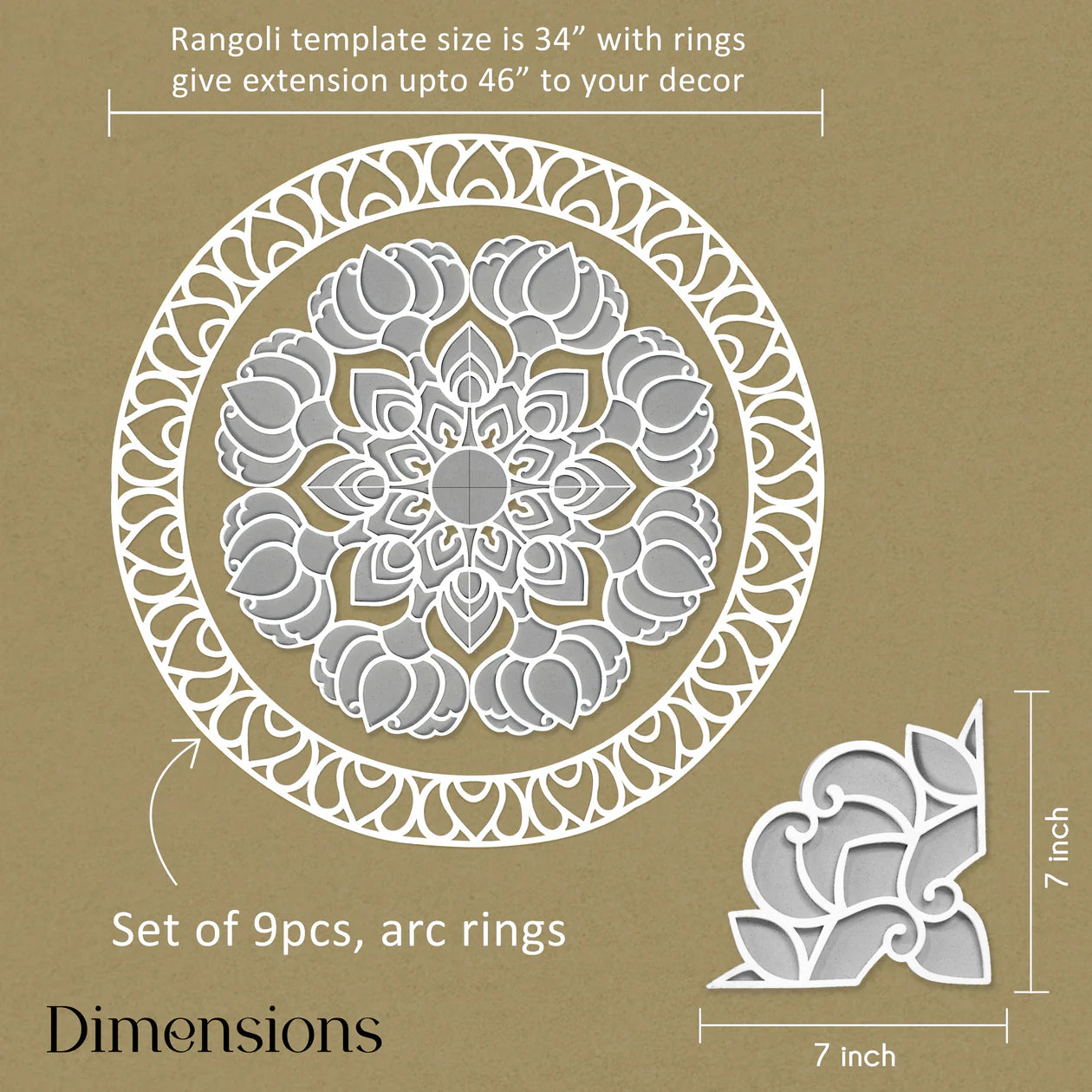 Bhavy Design -Rangoli Template