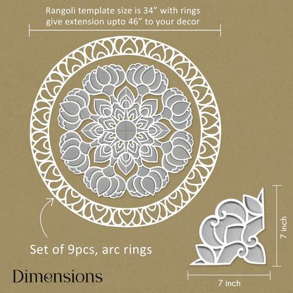 Bhavy Design -Rangoli Template