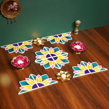 Suraj Border - Set of 12 Rangoli Stencils