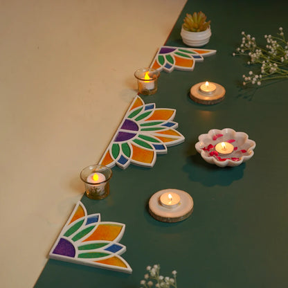 Suraj Border - Set of 12 Rangoli Stencils