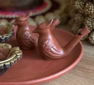 Terracotta Bird Water Whistle