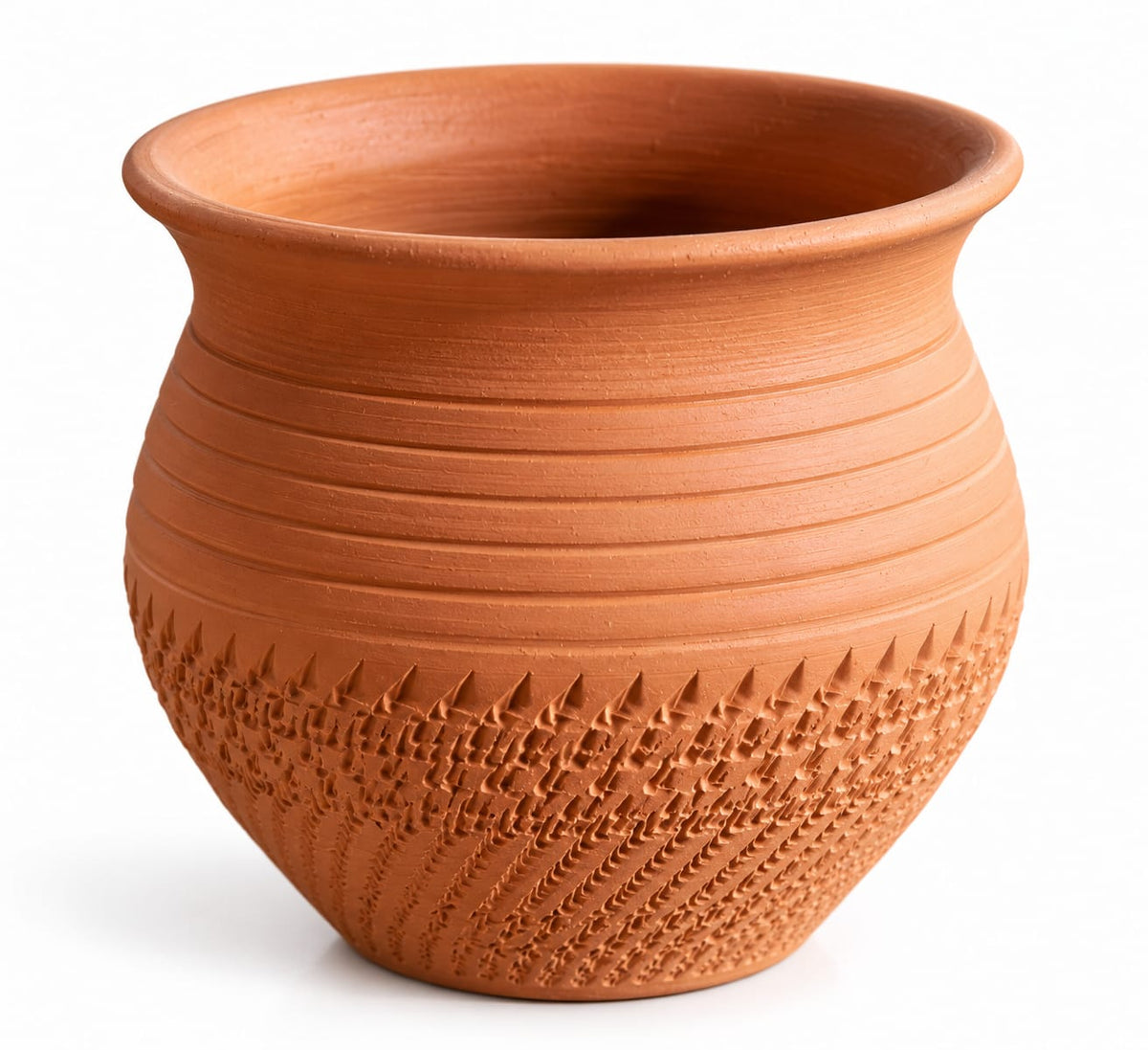 Patterned Terracotta Chai Kulhad Cups – Boxed Set of 6